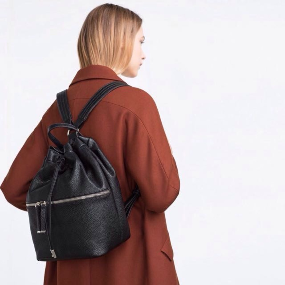 Zara duffle drawstring backpack